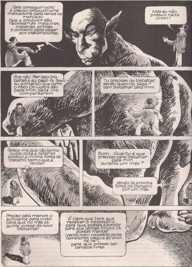 O capitalismo se assemelha e fala como diabo sedutor do imaginário popular