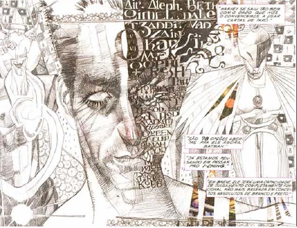 No momento que a doutora Ruth Adams explica o tratamento que supostamente levaria o Duas Caras à "normalidade"