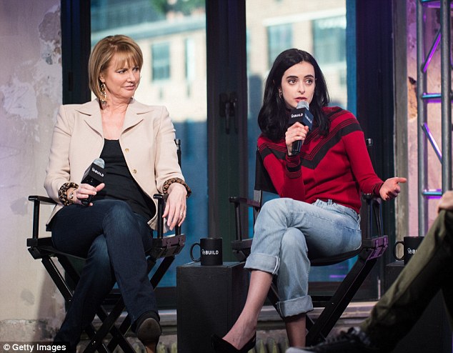 Melissa Rosenberg e Krysten Ritter, que interpreta Jessica Jones na série
