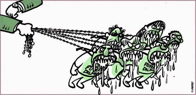 Sobre os discursos raivosos e sua representação pela Laerte