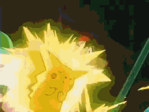 Cena controversa, aqui editada em gif, que pretensamente causou epilepsia em algumas crianças.