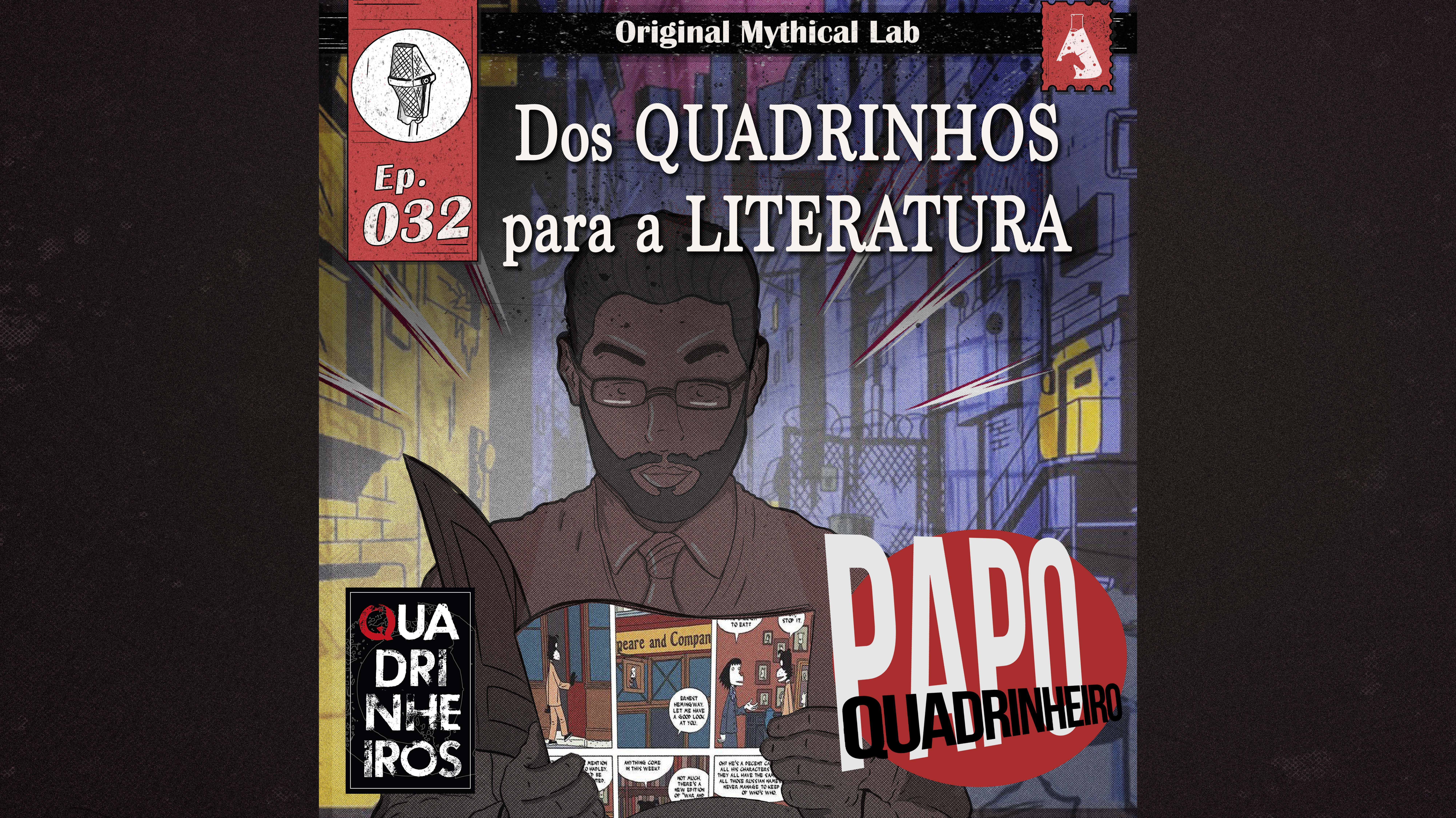 PODCAST PAPO youtube Literatura quadrinheiro quadrinhos