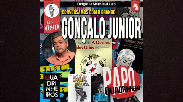 papo quadrinheiro podcast gonçalo junior