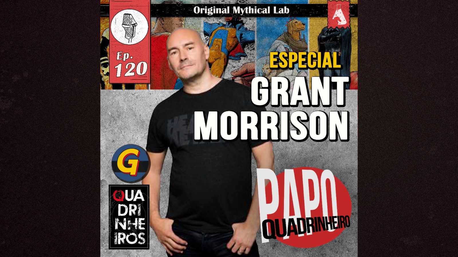 papo quadrinheiro grant morrison podcast quadrinheiros